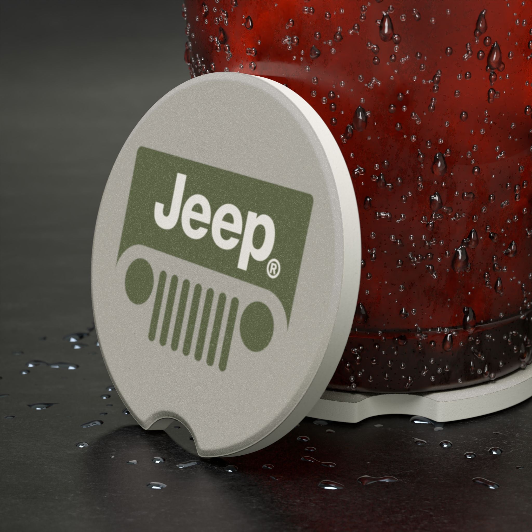 Jeep Soapstone Car Coaster