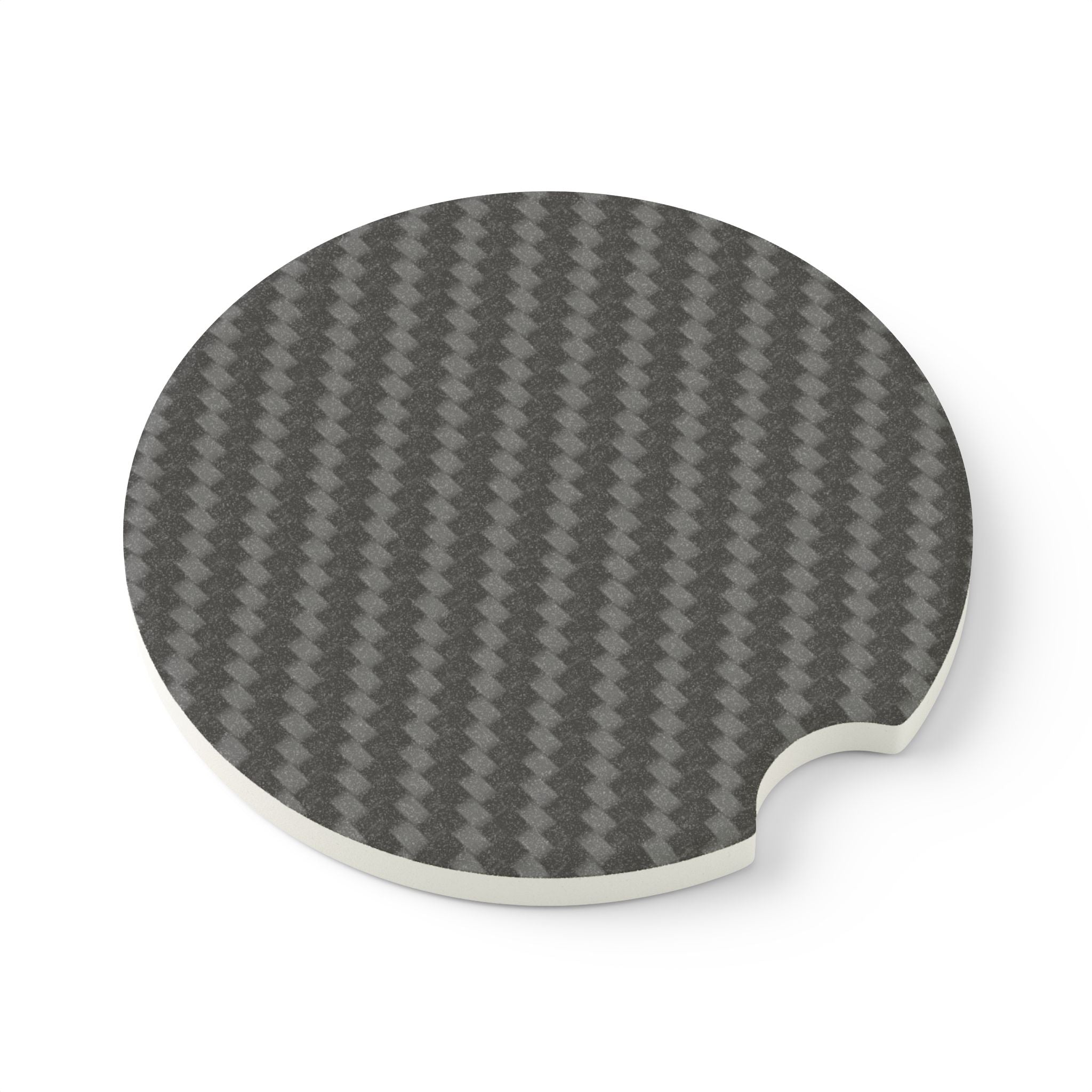 Carbon Fiber Soapstone Cup Holder Car Coaster