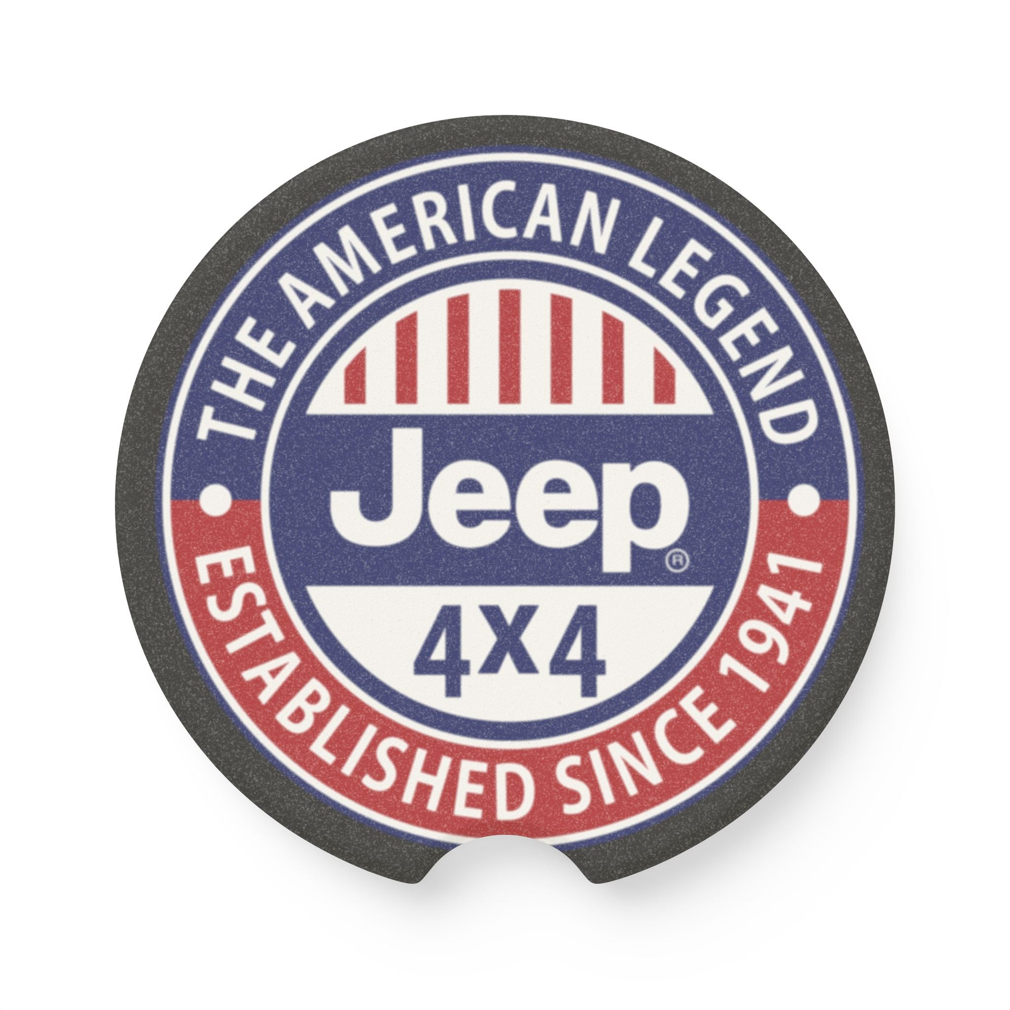 Jeep The American Legend Soapstone Car Coaster