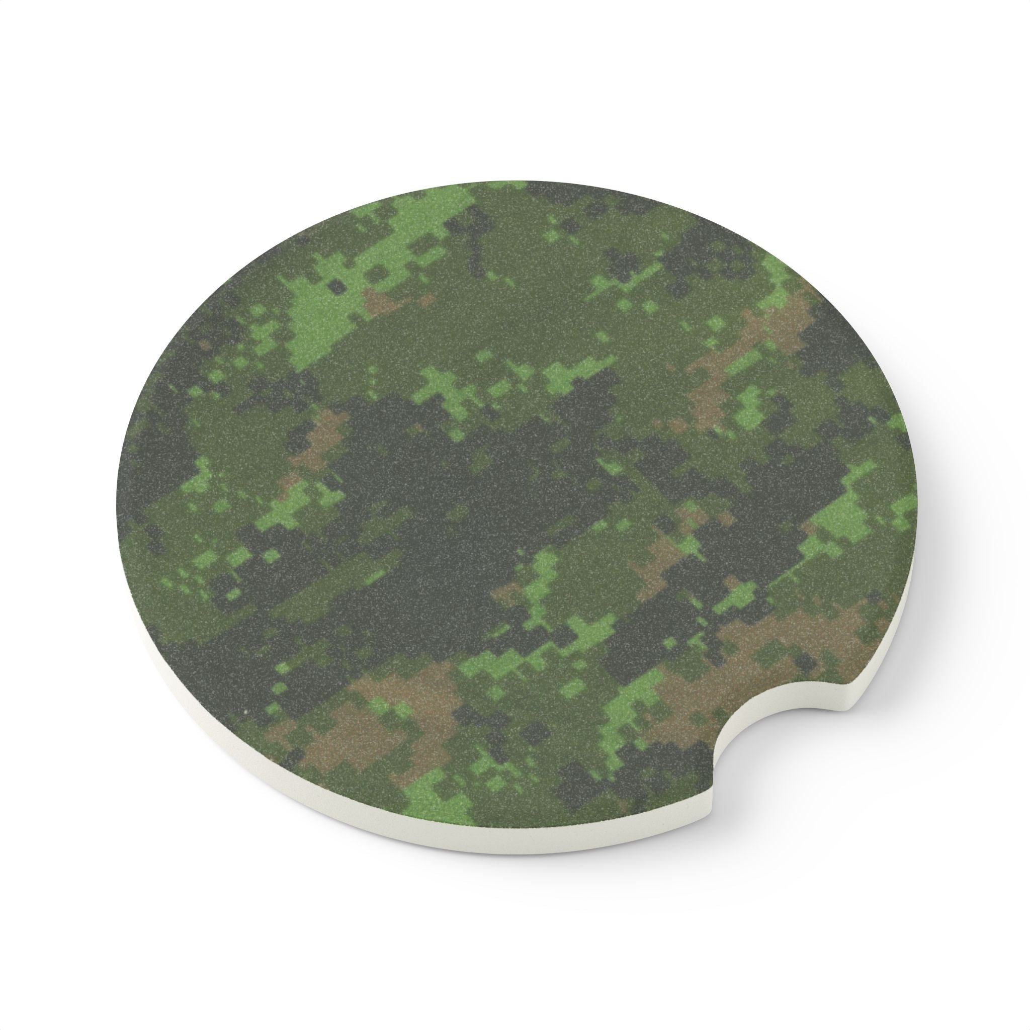 Multi Scale Digital Camo Soapstone Car Coaster