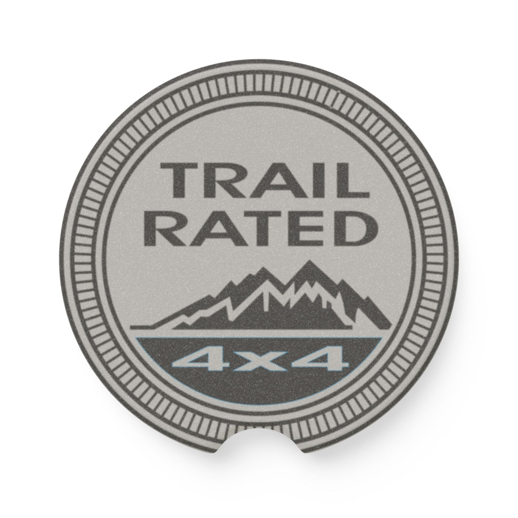 Jeep Trail Rated 4X4 Soapstone Car Coaster