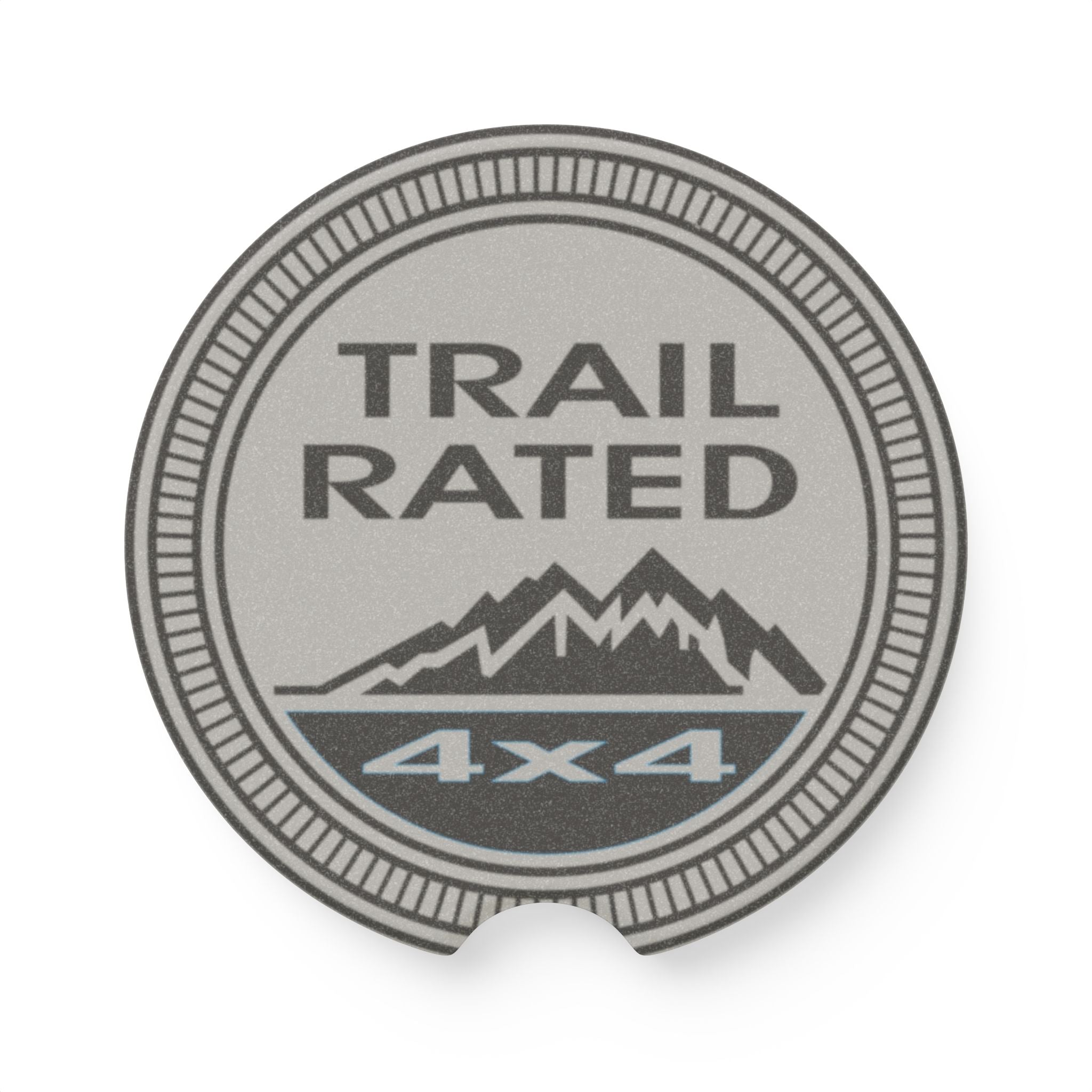 Jeep Trail Rated 4X4 Soapstone Car Coaster